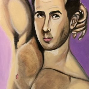 RYAN REYNOLDS painting